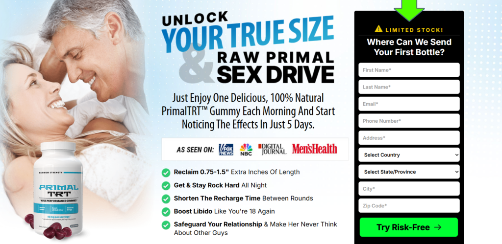 PrimalTrt Male Enhancement Gummies